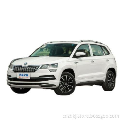 Auto a benzina a spedizione veloce Skoda Karoq Mini auto a gas cinese auto usate per vendita SUV